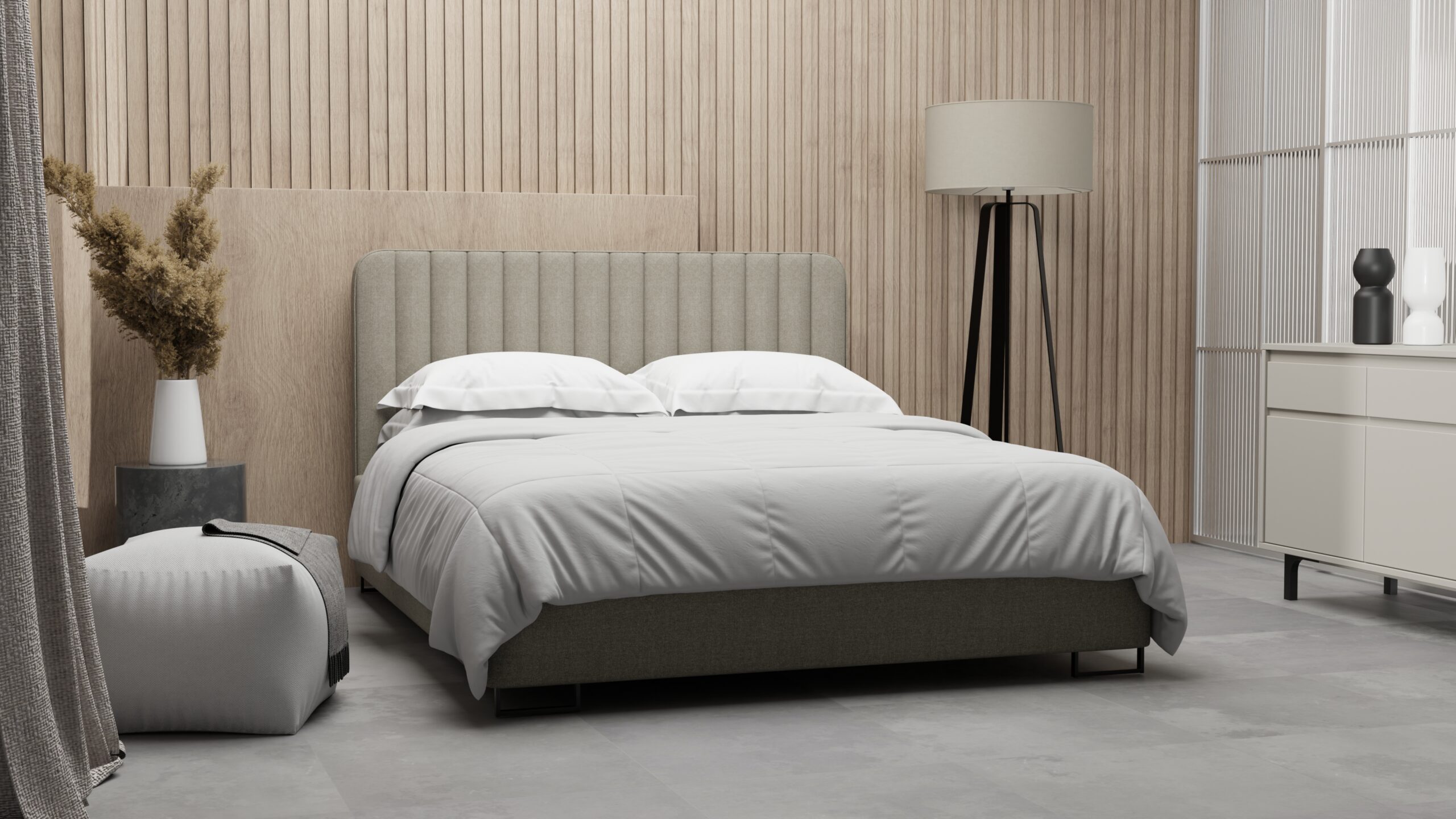 łózko tapicerowane Sano