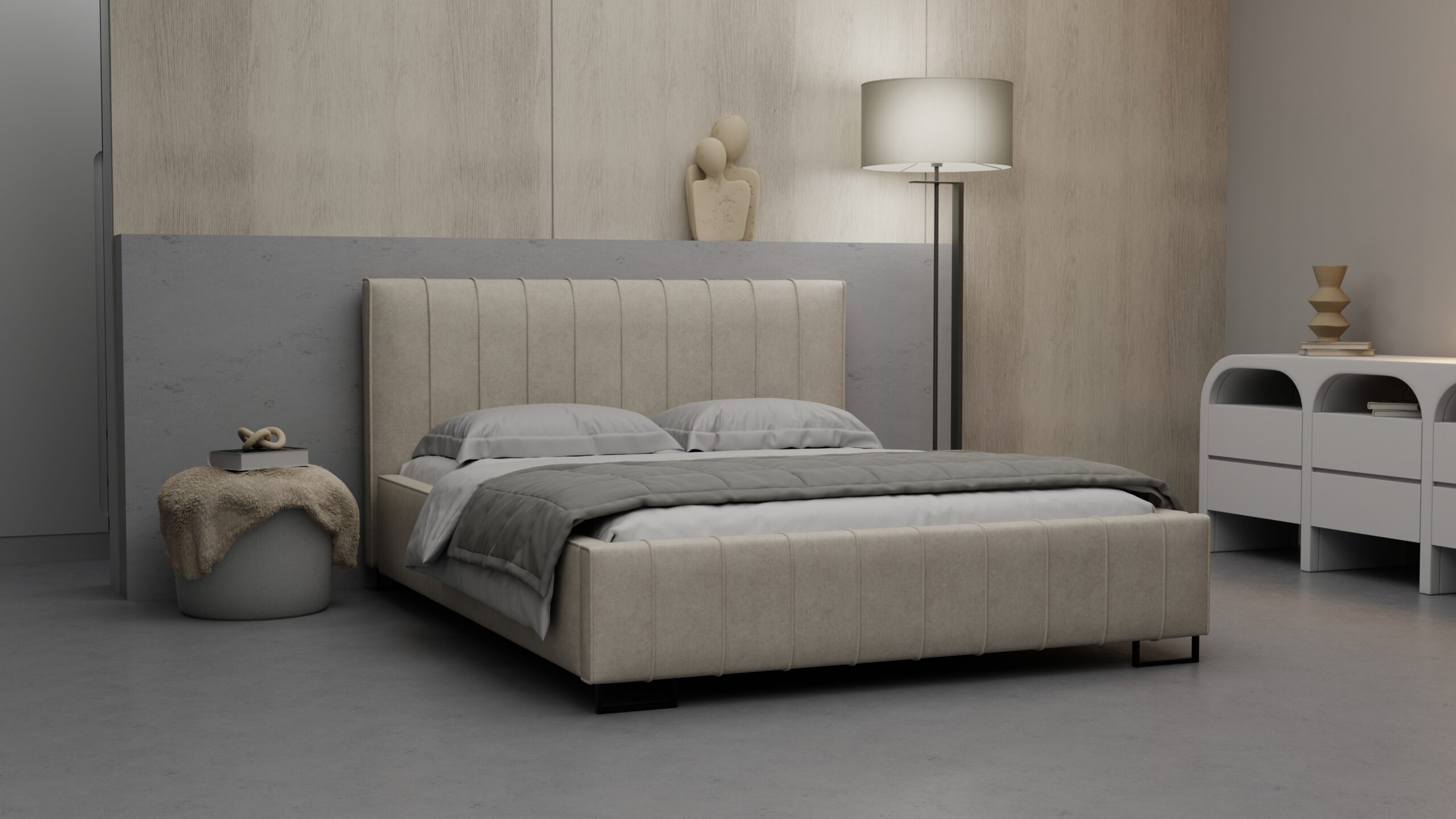 łóżko tapicerowane Spira